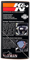 K&N Engineering 571122 | K&N 08-10 Harley Davidson Touring Models Performance Intake Kit Alternate Image 5