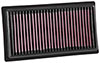 K&N Engineering 335060 | K&N 2017 Subaru BRZ H4-2.0L F/I Replacement Drop In Air Filter; 2017-2017 Alternate Image 1