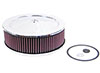 K&N Engineering 601140 | K&N Custom Round Filter 2-5/8in FLG / 11in Dia / 4-1/8in H w/VENT Alternate Image 2