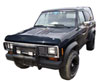 AVS 25439 | 87-91 Ford Pickup High Profile Bugflector II Hood Shield - Smoke Alternate Image 1