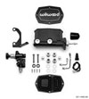 Wilwood 261-14962-bk | Compact Tandem M/C - 15/16in Bore - w/Bracket and Valve (Pushrod) - Black Alternate Image 1