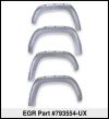 EGR 793554ux | 19-22 Ford Ranger Painted To Code Ingot Traditional Bolt-On Look Fender Flares Silver Set Of 4; 2019-2022 Alternate Image 5