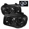 SPYDER 5009159 | Spyder Chrysler 300C Halo LED ( Replaceable LEDs ) Projector Headlights - Smoke - (PRO-YD-C300C-HL-SM); 2005-2010 Alternate Image 2