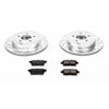 PowerStop k3060 | Power Stop 07-10 Ford Edge Rear Z23 Evolution Sport Brake Kit; 2007-2010 Alternate Image 2