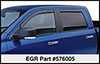 EGR 576005 | 16-17 Nissan Titan Crew Cab In-Channel Window Visors - Set of 4 - Matte; 2016-2017 Alternate Image 10