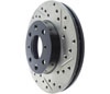 Stoptech 127.40023L | StopTech Honda CRX Sport Drilled/Slotted Rotor, Front Left; 1990-1991 Alternate Image 7