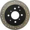 Stoptech 128.40017R | StopTech Honda CRX Sport Cryo Cross Drilled Rotor, Rear Right; 1990-1991 Alternate Image 7