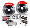 Stoptech 82.785.00D1.71 | StopTech Porsche 911 Big Brake Kit ST-42 Street Red Calipers & 1-Piece No Coating Slotted Rotors, Rear; 1965-1983 Alternate Image 1