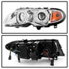 SPYDER 5042408 | Spyder BMW E46 3-Series 4DR 1PC Halo Projector Headlights - Chrome - (PRO-YD-BMWE4602-4D-AM-C); 2002-2005 Alternate Image 3