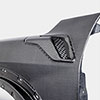 Anderson Composites AC-FF21FDRA | Raptor Carbon Fiber Fenders Type-OE; 2021-2023 Alternate Image 2