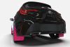 Rally Armor mf31bce22pkblk | 14-18 Mazda3 Pink Mud Flap BCE Logo Alternate Image 5