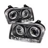 SPYDER 5009180 | Spyder Chrysler 300 ( Dual Turn Signal Bulbs ) Halo LED ( Replaceable LEDs ) Projector Headlights - Black - (PRO-YD-C305-HL-BK); 2005-2008 Alternate Image 2