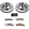 PowerStop k4539-26 | Power Stop 71-73 Buick Centurion Front Z26 Street Warrior Brake Kit; 1971-1973 Alternate Image 2