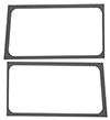 DEI 50271 | 18-23 Jeep Wrangler JL 2-Door Boom Mat Rear Side Window Trim - 2 Piece - Gray Leather Look; 2018-2023 Alternate Image 3