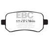 EBC dp61695 | 04-07 Ford Freestar 3.9 Greenstuff Front Brake Pads; 2004-2007 Alternate Image 4