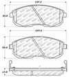 Stoptech 305.06530 | StopTech Street Select Brake Pads Nissan Sentra SE-R, Front; 2002-2006 Alternate Image 1