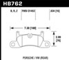 Hawk Performance HB762Z.634 | Hawk 11-17 Porsche Cayenne / 11-16 VW Touareg Performance Ceramic Street Rear Brake Pads; 2011-2017 Alternate Image 1