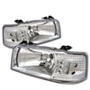 SPYDER 5012500 | Spyder Ford Bronco 1PC LED ( Replaceable LEDs ) Crystal Headlights - Chrome - (HD-YD-FB92-1PC-C); 1992-1996 Alternate Image 2