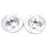 PowerStop ar82125xpr | Power Stop 08-14 Cadillac CTS Front Evolution Drilled & Slotted Rotors - Pair; 2008-2014 Alternate Image 1