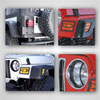 Rugged Ridge 12495.02 | Euro Guard Light Kit 97-06 Jeep Wrangler TJ; 1997-2006 Alternate Image 2