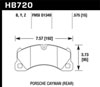 Hawk Performance HB720Z.575 | Hawk 10-16 Porsche Panamera / 08-15 Porsche Cayenne Performance Ceramic Street Front Brake Pads; 2010-2016 Alternate Image 2