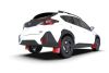 Rally Armor mf106urrdwh | 2024 Subaru Crosstrek Red UR Mud Flap White Logo; 2024-2024 Alternate Image 1