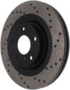 Stoptech 128.42080L | StopTech Infiniti EX37 Sport Cross Drilled Brake Rotor, Front Left; 2013-2013 Alternate Image 8