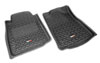 Rugged Ridge 82904.15 | Floor Liner Front Black 2012-2015 Toyota Tacoma Regular / Access / Double Cab; 2012-2015 Alternate Image 2