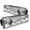 SPYDER 5009296 | Spyder C-10 C/k Series Halo Projector Headlights - Chrome - (PRO-YD-CCK88-C); 1988-1999 Alternate Image 1