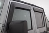 AVS 56034060 | 07-18 Jeep Wrangler Unlimited Ventvisor & Aeroskin Deflector Combo Kit - Matte Black; 2007-2018 Alternate Image 5