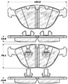 Stoptech 309.11510 | StopTech Sport Brake Pads BMW M6, Front; 2006-2011 Alternate Image 2