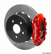 Wilwood 140-15930-r | Superlite 4R Rear Brake Kit 14.00 Red 2018-Up Jeep JL w/Lines; 2018-2024 Alternate Image 1