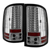 SPYDER 5014931 | Spyder GMC Sierra 3500 1500/2500/3500HD Denali (Not fit Dually 4 Rear Wheels) LED Tail Lights - Chrome - (ALT-YD-GS07-LED-C); 2007-2012 Alternate Image 2