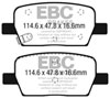 EBC dp33064c | 2016+ Cadillac CT6 2.0L Turbo Redstuff Rear Brake Pads; 2016-2023 Alternate Image 1