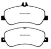 EBC dp42011r | 13-16 Mercedes-Benz GLK250 2.1 Twin TD Yellowstuff Front Brake Pads; 2013-2016 Alternate Image 1