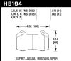 Hawk Performance hb194b.665 | Hawk 92-02 Dodge Viper HPS 5.0 Front Brake Pads; 1992-2002 Alternate Image 3