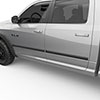 EGR 951674 | Crew Cab Front 41.5in Rear 38in Rugged Style Body Side Moldings (951674) Alternate Image 4