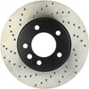 Stoptech 128.33079R | StopTech Porsche Cayenne Sport Cryo Cross Drilled Rotor, Front Right; 2004-2010 Alternate Image 3