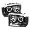 SPYDER 5030122 | Spyder Ford Excursion 1PC CCFL LED ( Replaceable LEDs ) Projector Headlights G2 Version - Black - (PRO-YD-FF25099-1P-G2-CCFL-BK); 2000-2004 Alternate Image 1