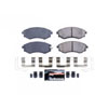 PowerStop z23-449 | Power Stop 92-01 Hyundai Elantra Front Z23 Evolution Sport Brake Pads w/Hardware; 1992-2001 Alternate Image 1