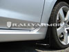 Rally Armor mf9-ur-blk/wh | 2004-2009 Mazda3/Speed 3 UR Black Mud Flap w/ White Logo; 2004-2009 Alternate Image 2