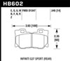 Hawk Performance HB602G.545 | Hawk 10-11 Infiniti FX50 / 09-10 G37 / 09-10 Nissan 370Z DTC-60 Race Rear Brake Pads; 2010-2011 Alternate Image 2