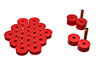 Energy Suspension 2.4106r | 74-75 Jeep CJ5/CJ7/CJ8 Scrambler Red Body (Cab) Mount Set; 1974-1975 Alternate Image 1