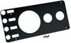 Kentrol 50521 | 76-86 Jeep CJ Gauge Cover Without Radio Opening - Powdercoat Black; 1976-1986 Alternate Image 1