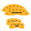 MGP 20201SHOHYL | 4 Caliper Covers Engraved Front Honda Engraved Rear H Logo Yellow finish black ch; 2012-2014 Alternate Image 7