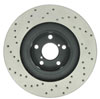 Stoptech 128.47018L | StopTech Subaru Outback Sport Cross Drilled Brake Rotor, Front Left; 2001-2005 Alternate Image 7