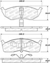 Stoptech 305.06420 | StopTech Street Select Brake Pads Dodge Neon, Front; 1995-2005 Alternate Image 2