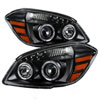 SPYDER 9027765 | Xtune Chevy Cobalt 05-10 Halo Projector Headlights Black PRO-JH-CCOB05-LED-BK; 2005-2010 Alternate Image 1