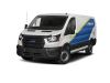 AVS 322157 | 20.5-22 Ford Transit Aeroskin Low Profile Hood Shield - Smoke; 2020-2022 Alternate Image 1