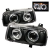 SPYDER 5012197 | Spyder Volkswagen Jetta III Halo Projector Headlights - Black - (PRO-YD-VJ93-HL-BK); 1993-1998 Alternate Image 1